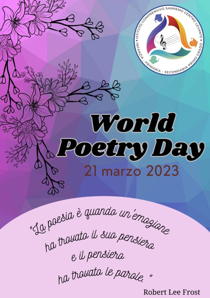 Locandina Giornata della poesia